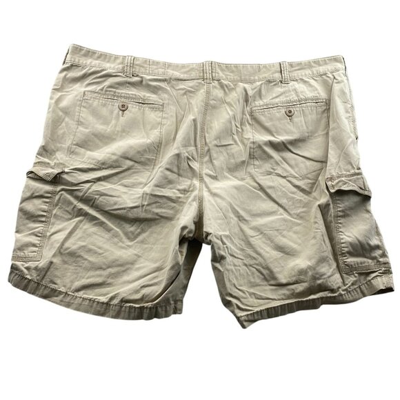 Red Head Mens Cargo Shorts Size 50 Flat Front Khaki Casual Summer Tan Classic - Picture 2 of 7